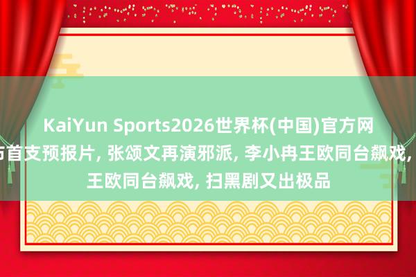 KaiYun Sports2026世界杯(中国)官方网站 《谷雨》发布首支预报片， 张颂文再演邪派， 李小冉王欧同台飙戏， 扫黑剧又出极品